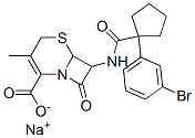 143407-74-3,sodium 7-[[1-(3-bromophenyl)cyclopentanecarbonyl]amino]-3-methyl-8-oxo -5-thia-1-azabicyclo[4.2.0]oct-2-ene-2-carboxylate
