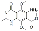 143430-45-9,7-Quinazolinecarboxylic  acid,  6-amino-1,4-dihydro-5,8-dimethoxy-2-methyl-4-oxo-,  methyl  ester  (9CI)