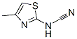 143457-32-3,Cyanamide,  (4-methyl-2-thiazolyl)-  (9CI)