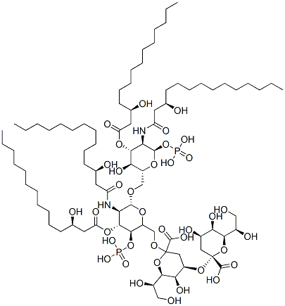 143600-83-3,(2R,4R,5R,6R)-4-[(2R,4R,5R,6R)-2-carboxy-6-[(1R)-1,2-dihydroxyethyl]-4 ,5-dihydroxy-oxan-2-yl]oxy-6-[(1R)-1,2-dihydroxyethyl]-5-hydroxy-2-[[( 2R,3S,4R,5R,6R)-6-[[(2R,3S,4R,5R,6R)-3-hydroxy-5-[[(3R)-3-hydroxytetra decanoyl]amino]-4-[(3R)-3-hydroxytetradeca