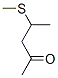 143764-28-7,2-Pentanone, 4-(methylthio)- (9CI)