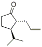 144027-03-2,Cyclopentanone, 3-(1-methylethyl)-2-(2-propenyl)-, trans- (9CI)