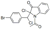 144294-78-0,3H-Indol-3-one,  1-acetyl-2-[(4-bromophenyl)chloromethyl]-2-chloro-1,2-dihydro-
