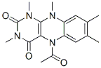 14453-92-0,Benzo[g]pteridine-2,4(1H,3H)-dione,  5-acetyl-5,10-dihydro-1,3,7,8,10-pentamethyl-