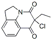 144603-37-2,4H-Pyrrolo[3,2,1-ij]quinoline-4,6(5H)-dione,  5-chloro-5-ethyl-1,2-dihydro-