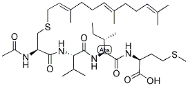144608-65-1,AC-CYS(FARNESYL)-VAL-ILE-MET-OH