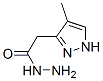 144677-15-6,1H-Pyrazole-3-acetic  acid,  4-methyl-,  hydrazide