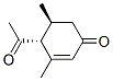 144890-08-4,2-Cyclohexen-1-one, 4-acetyl-3,5-dimethyl-, trans- (9CI)