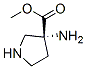 145090-27-3,3-Pyrrolidinecarboxylicacid,3-amino-,methylester,(R)-(9CI)