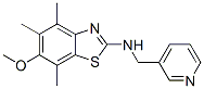 145096-22-6,2-Benzothiazolamine,  6-methoxy-4,5,7-trimethyl-N-(3-pyridinylmethyl)-