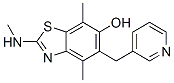 145096-31-7,6-Benzothiazolol,  4,7-dimethyl-2-(methylamino)-5-(3-pyridinylmethyl)-