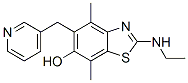 145096-32-8,6-Benzothiazolol,  2-(ethylamino)-4,7-dimethyl-5-(3-pyridinylmethyl)-