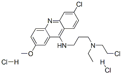 146-59-8,6-CHLORO-9-[3-N-(2-CHLOROETHYL)ETHYLAMINO]PROPYLAMINO-2-METHOXYACRIDINE DIHYDROCHLORIDE