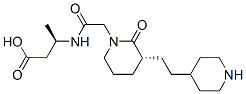 146144-48-1,(3R)-3-[[2-[(3R)-2-oxo-3-[2-(4-piperidyl)ethyl]-1-piperidyl]acetyl]amino]butanoic acid