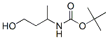 146514-31-0,Carbamic acid, (3-hydroxy-1-methylpropyl)-, 1,1-dimethylethyl ester (9CI)