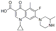 146863-02-7,1-cyclopropyl-6-fluoro-5-methyl-7-(3-methylpiperazin-1-yl)-4-oxo-quino line-3-carboxylic acid