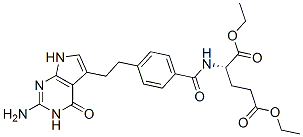 146943-43-3,N-[4-[2-(2-Amino-4,7-dihydro-4-oxo-3H-pyrrolo[2,3-d]pyrimidin-5-yl)ethyl]benzoyl]-L-glutamic acid 1,5-diethyl ester