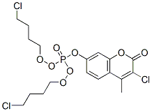 14745-61-0,7-[bis(4-chlorobutoxy)phosphoryloxy]-3-chloro-4-methyl-chromen-2-one