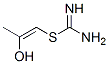 147608-23-9,Carbamimidothioic acid, 2-hydroxy-1-propenyl ester (9CI)
