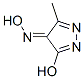 147738-85-0,4H-Pyrazol-4-one,3-hydroxy-5-methyl-,oxime(9CI)
