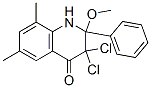 147779-31-5,4(1H)-Quinolinone,  3,3-dichloro-2,3-dihydro-2-methoxy-6,8-dimethyl-2-phenyl-