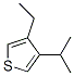 147871-81-6,Thiophene, 3-ethyl-4-(1-methylethyl)- (9CI)