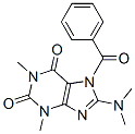 148122-87-6,1H-Purine-2,6-dione,  7-benzoyl-8-(dimethylamino)-3,7-dihydro-1,3-dimethyl-