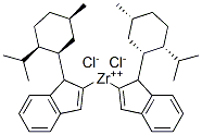 148347-90-4,(+)-BIS[1-[(1'R,2'R,5'R)-2'-I-PROPYL-5'-METHYLCYCLOHEXYL]INDENYL]ZIRCONIUM (IV) DICHLORIDE