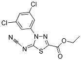 148367-85-5,ETHYL 5-CYANAMIDE-4-(3,5-DICHLOROPHENYL)-4,5-DIHYDRO-1,3,4-THIADIAZOLE-2-CARBOXYLATE