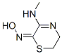 148639-72-9,5,6-DIHYDRO-3-METHYLAMINO-2H-1,4-THIAZIN-2-ONE OXIME
