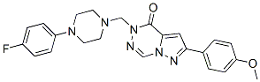 148680-63-1,4-[[4-(4-fluorophenyl)piperazin-1-yl]methyl]-8-(4-methoxyphenyl)-1,3,4 ,9-tetrazabicyclo[4.3.0]nona-2,6,8-trien-5-one