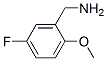 148870-38-6,Benzenemethanamine, 5-fluoro-2-methoxy- (9CI)