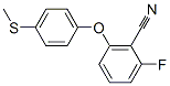 148901-52-4,2-FLUORO-6-[4-(METHYLTHIO)PHENOXY]BENZONITRILE