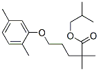 149105-26-0,Isobutyl 2,2-dimethyl-5-(2,5-xylyloxy)valerate