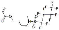 1492-87-1,4-[methyl[(nonafluorobutyl)sulphonyl]amino]butyl acrylate
