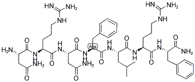 149471-12-5,H-ASN-ARG-ASN-PHE-LEU-ARG-PHE-NH2
