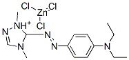 14970-39-9,5-[[4-(diethylamino)phenyl]azo]-1,4-dimethyl-1H-1,2,4-triazolium trichlorozincate(1-)