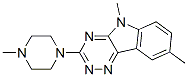 149756-69-4,5,8-Dimethyl-3-(4-methyl-1-piperazinyl)-5H-1,2,4-triazino(5,6-b)indole