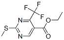 149771-12-0,ethyl 2-(methylsulfanyl)-4-(trifluoromethyl)pyrimidine-5-carboxylate