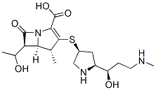 149951-16-6,(4R,5R,6S)-6-(1-hydroxyethyl)-3-[(3S,5S)-5-[(1R)-1-hydroxy-3-methylamino-propyl]pyrrolidin-3-yl]sulfanyl-4-methyl-7-oxo-1-azabicyclo[3.2.0]hept-2-ene-2-carboxylic acid