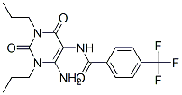 149981-36-2,Benzamide,  N-(6-amino-1,2,3,4-tetrahydro-2,4-dioxo-1,3-dipropyl-5-pyrimidinyl)-4-(trifluoromethyl)-