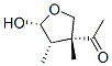 150097-20-4,Ethanone, 1-(tetrahydro-5-hydroxy-3,4-dimethyl-3-furanyl)-, [3R-(3alpha,4beta,5beta)]-