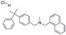 150231-96-2,N-Methyl-N-((4-(1-methyl-1-phenylethyl)phenyl)methyl)-1-naphthalenemethanamine hydrochloride