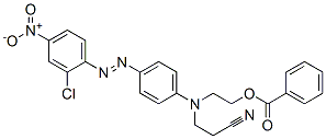 15087-68-0,2-[4-[(2-chloro-4-nitrophenyl)azo]-N-(2-cyanoethyl)anilino]ethyl benzoate