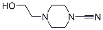 150932-30-2,1-Piperazinecarbonitrile,4-(2-hydroxyethyl)-(9CI)