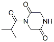 151079-68-4,2,5-Piperazinedione,1-(2-methyl-1-oxopropyl)-(9CI)