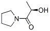 151670-13-2,Pyrrolidine, 1-[(2R)-2-hydroxy-1-oxopropyl]- (9CI)