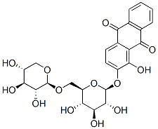 152-84-1,1-hydroxy-2-[(6-O-beta-D-xylopyranosyl-beta-D-glucopyranosyl)oxy]anthraquinone