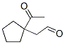 152090-38-5,Cyclopentaneacetaldehyde, 1-acetyl- (9CI)