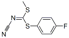 152382-02-0,(4-FLUOROPHENYL) METHYL CYANOCARBONIMIDODITHIOATE